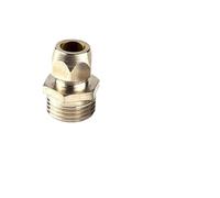 JIEYUZYUO Filetage Mâle 1/8", 1/4", 3/8", 1/2", Bsp, 4, 6, 8, 10, 12, 14, 16 Mm de Diamètre Extérieur, Raccord À Compression Pour Tube, Raccord Pour Eau, Huile, Gaz/Od Tube 12Mm/3/8"