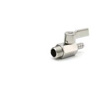 JIEYUZYUO Mini Robinet À Boisseau Sphérique En Acier Inoxydable 304, 8/10/12 Mm, Cannelé, Filetage Mâle Femelle 1/8", 1/4", 1/2", 3/8", Bspp, 2 Voies/12Mm_Female/1/4"