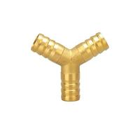JIEYUZYUO Raccord Pagode En Cuivre Pour Tube Air/Carburant/Eau, Raccord Cannelé En Laiton, Adaptateur de Coupleur Cannelé/Y-3-Way/Od 8 Mm