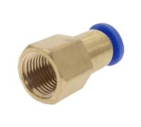 JIEYUZYUO Raccord Pour Tuyau D'Air 10 Mm, 12 Mm, 8 Mm, 6 Mm Tube, 1/8", 3/8", 1/2", Bsp, 1/4", Raccord Pneumatique En Laiton À Assemblage Rapide/Pcf10-02/ Size