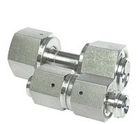 JIEYUZYUO Réducteur Européen Vcr Femelle Vers Femelle 1/4" 1/2" En Acier Inoxydable Sus 316L/1L4 To 1L4 L-150Mm/Female To Female