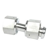 JIEYUZYUO Réducteur Européen Vcr Femelle Vers Femelle 1/4" 1/2" En Acier Inoxydable Sus 316L/1L4 To 1L2 Vcr/Female To Female