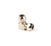 JIEYUZYUO Tube de 4, 6, 8, 10, 12 Et 14 Mm de Diamètre Extérieur, Virole En Laiton, Raccord À Compression, Adaptateur Pour Huile, Eau, Gaz, Type L, Type T/L/Od Tube 14Mm