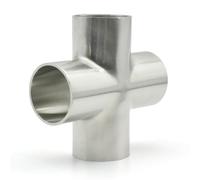 JIEYUZYUO Tube En Acier Inoxydable 304 (Diamètre Extérieur) 19/25/38/51/102 Mm, Soudure Bout À Bout, Dérivation 4 Voies, Bière Artisanale/Sus304/Pipe Od 89Mm