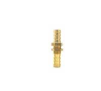 JIEYUZYUO Tuyau Cannelé 4 Mm, 6 Mm, 8 Mm, 10 Mm, 12 Mm, 14 Mm, 16 Mm-25 Mm, Passe-Cloison, Raccord de Tube Cannelé En Laiton, Adaptateur de Connecteur/25Mm Od/1Pc