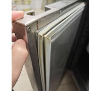 JIEZM Joint de Porte magnétique Universel Joint d'étanchéité en Caoutchouc Kit pour réfrigérateur frigo congélateur,Gris