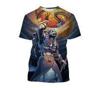 JIFENLI Hommes 3D imprimé T-Shirts Egypte Dieu Thoth T-Shirts D’Été pour Hommes Anciens Graphiques 3D Impression Manches Courtes Top Élastique Sport Fitness Tee Shirt Homme