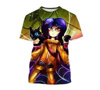 JIFENLI Hommes 3D imprimé T-Shirts Été Coraline 3D Print T-Shirt Hommes Femmes Horreur T-Shirts À Manches Courtes Surdimensionné Harajuku Tees Top