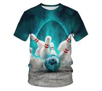 JIFENLI Hommes 3D imprimé T-Shirts Photographie D’Été Paysage Forêt Unisexe Imprimé en 3D T-Shirt À Manches Courtes T-Shirt D’Été À Col Rond pour Hommes Lâche À Séchage Rapide Haut De Sport Pull