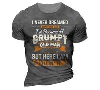JIFENLI Hommes 3D imprimé T-Shirts T-Shirt D’Été Classique pour Hommes O Collar Alphabet Vêtements Surdimensionnés Imprimés en 3D Street Fitness Séchage Rapide Haut Confortable