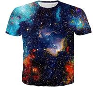 JIFENLI Hommes 3D imprimé T-Shirts T-Shirt D’Été De Mode Roman De Couleur pour Hommes Casual Harajuku Style De Rue T-Shirts Imprimés À Col Rond À Manches Courtes Haut