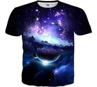 JIFENLI Hommes 3D imprimé T-Shirts T-Shirt D’Été De Mode Roman De Couleur pour Hommes Casual Harajuku Style De Rue T-Shirts Imprimés À Col Rond À Manches Courtes Haut