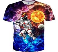 JIFENLI Hommes 3D imprimé T-Shirts T-Shirt D’Été De Mode Roman De Couleur pour Hommes Casual Harajuku Style De Rue T-Shirts Imprimés À Col Rond À Manches Courtes Haut
