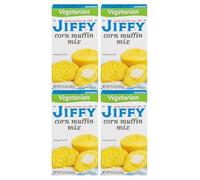 Jiffy Mélange végétarien pour muffins au maïs, 241 g (lot de 4)