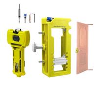 Jig de routeur de charnière de porte - Gabarit de routeur de porte, kit d'installation de coupe de | Modèle de routeur d'installation de charnière de porte 8,27 x 8,27 x 2,36 pouces