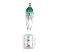 Jig pour calmar à LED lumineux en forme de parapluie | Leurre avec hameçon pour pieuvre d'eau, haute mer, rive, barrière, bateau, pêche nocturne, poissons et poulpes