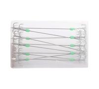 Jig Squid - Crochet de pêche à l'eau pour la section Polpi Totani - Blowpipe Jiig Live Bait Hook Conn Longueur de la boîte de conservation 15 cm 1