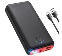 JIGA Batterie Externe 27000mAh 22.5W Power Bank PD20W USB C Charge Rapide | Batterie Externe avec Lampe de Poche, Chargeur Portable Les pour iPhone 16 15 14 13 12 11 Pro Samsung Huawei iPad