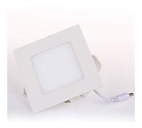 Jigerjs 18W Day White LED encastré Downlight Square Flat Thin Ceiling Panel Light (carrée)