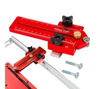 Jigg de scie de table - Guide de clôture de scie réglable, gabarit de scie à table réglable | Coupe du bois lourd, table multifonction, outil professionnel de localisation du bois pour nid de routeur