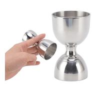 Jigger à cocktail double pour barman, 2 OZ et 1 OZ (30/60ml Argent Classique)
