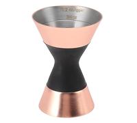 Jigger de Boisson, Balance de Jigger de Cocktail en Acier Inoxydable Mesurant pour le Bar (Plaqué Cuivre)