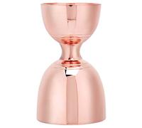 Jigger de Cocktail Double Tête en Acier Inoxydable Rose Gold 30ml / 60ml - Mesure Précise et Durable, Antirouille pour Bar à Domicile et Fêtes (Ou Rose)