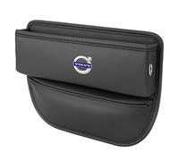 JIGMOD Voiture Siège D'écart Organisateur pour Volvo XC60/XC90/S60/S90/XC40, Multifonctionnelle Boîte de Rangement pour Siège Écart de Voiture, Voiture Accessoires,B Black