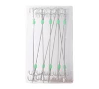 Jigs de pêche au calmar hameçons de pêche en eau douce | Appâts de gabarit de calamars fluorescents | Hameçons de pêche résistants pour eau salée