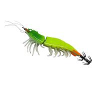 Jigs De Pêche En Eau Salée | Appâts Artificiels En Forme De Crevette | Hameçons Pour Gabarits De Calmar | Crevettes Bioniques En Bois, Calmar, Appât De Seiche Pour Étang Extérieur, Rive De Rivière, Ea