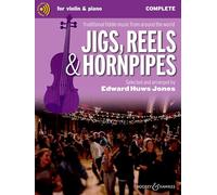 Jigs, Reels & Hornpipes: Traditional fiddle music from around the world. violin (2 violins) and piano, guitar ad libitum.