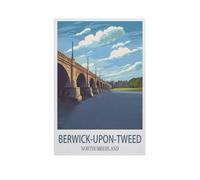 Jigsaw 1000 Pieces，Berwick Upon Tweed Northumberland，DIY Art for Grown Ups Adults（38x52cm）-FX75