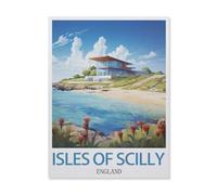 Jigsaw 1000 Pieces，Isles of Scilly England，DIY Art for Grown Ups Adults（38x52cm）-FJ14