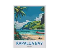Jigsaw 1000 Pieces，Kapalua Bay Hawaii，DIY Art for Grown Ups Adults（26x38cm）-EC34