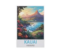 Jigsaw 1000 Pieces，Kauai Hawaii，DIY Art for Grown Ups Adults（38x52cm）-FQ75