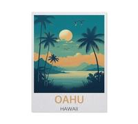 Jigsaw 1000 Pieces，Oahu Hawaii，DIY Art for Grown Ups Adults（26x38cm）-EX35