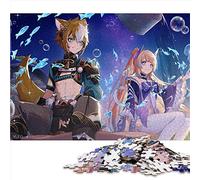 Jigsaw 1000 pièces pour Adultes Gorou Genshin Impact Jigsaw Puzzles for Adults Kids Cardboard Puzzles Great Gift for Adults （Taille 26x38cm）