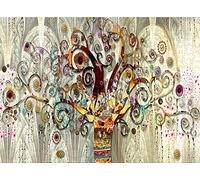 Jigsaw Adulte 1500 pièces Art Arbre de Vie Puzzle Stimulant et Jeu de Famille Combinaison de Puzzle