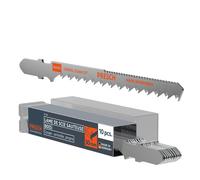 Jigsaw blades for wood 10 pieces-very sharp rounded cuts (4-30 mm)-High durability T-handle blades for all jigsaw jigsaws-Jigsaw blade wood