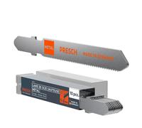 Jigsaw blades metal 10 pieces-precise cuts in thin sheets (1-3 mm)-Jigsaw blade with T-handle for all jigsaws