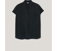 Jigsaw Jigsaw Blue Short Sleeve Silk Shirt Blue Medium