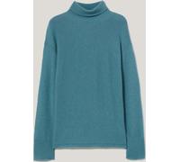 Jigsaw Jigsaw Blue Wool Blend Cocoon Turtle Neck T-Shirt