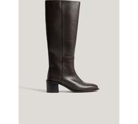 Jigsaw Jigsaw Brown Leather Heeled Riding Boots