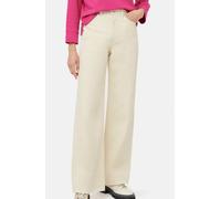 Jigsaw Jigsaw Cream Balfour Long Wide Leg Jeans