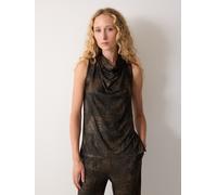 Jigsaw Jigsaw Gold Crackle Slit Top