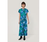 Jigsaw Jigsaw Green Floral Print Mist Jersey Dress Green Medium