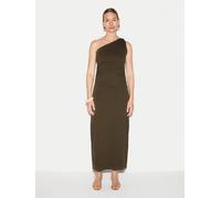 Jigsaw Jigsaw Green One Shoulder Jersey Dress Green XS (EU 34)