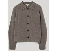 Jigsaw Jigsaw Natural Wool Blend Collar Cardigan