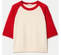 Jigsaw Jigsaw Red Merino Raglan Ss T-Shirt