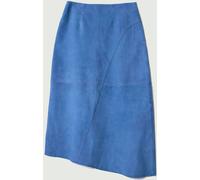Jigsaw Jupe mi-longue asymétrique en daim Jigsaw Bleu 42